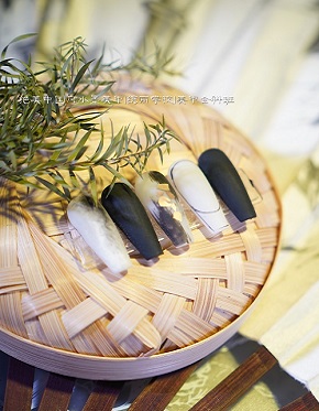 中国风水墨美甲