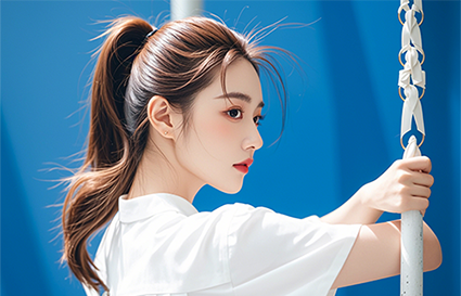 沈阳美发学校_高马尾发型教程俏皮又百搭  